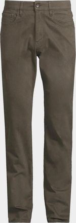 Vince Men & apos;s Dylan Peached Cotton 5-Pocket Pants