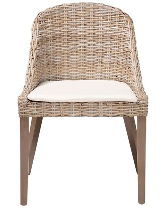 Baxton Studio Lara Bohemian Wood Dining Chair