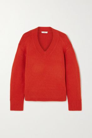 Vince Pullover In Misto Lana - Arancione