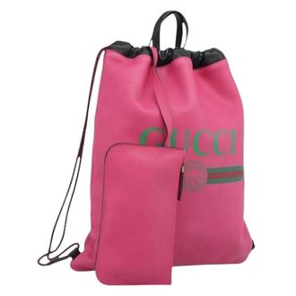 Gucci Pre-owned Vintage Backpack - - Pre-owned - Donna - Rosa - ONE SIZE