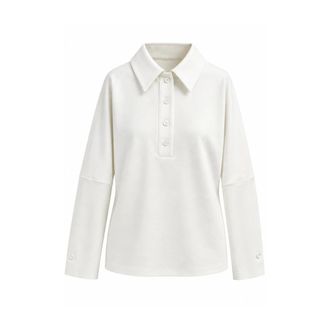 Liviana Conti Polo shirt - Dames - Tops - Wit - Maat: M