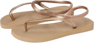 Havaianas Flash Urban Flip Flop Sandal Womens Shoes Rose Gold : EU 41-42 (US Mens 9-10 - Womens 11-12) M, Rubber