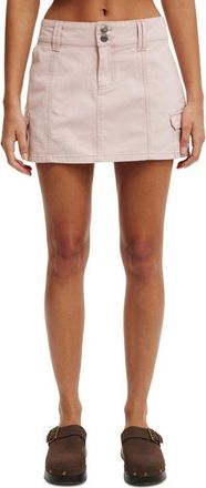 Cotton On Womens Benny Cargo Skirt in Soft Pink at Nordstrom, Size 10