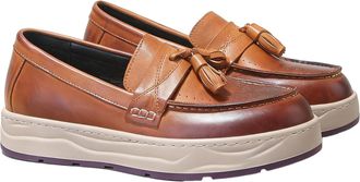 Generic Mens Slip On Leather Loafers Top Grain Cow Leather Soft Breathable Sole Casual Driving Shoes Lightweight Comfortable Design for Daily Office and Outin