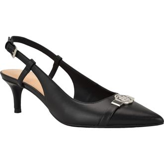 Tommy Hilfiger Talise Pointed Toe Slingback Pump in Black at Nordstrom Rack, Size 6.5