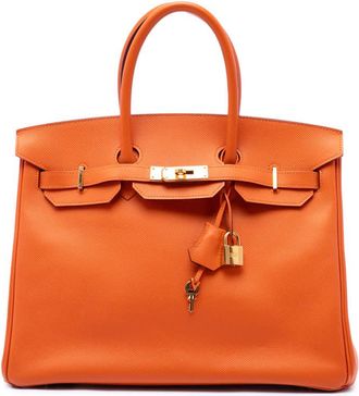 Herm&egrave;s Pre-owned Hermes Epsom Birkin Retourne 35 Satchel Ladies 3QZU9VSHQHEBN31I