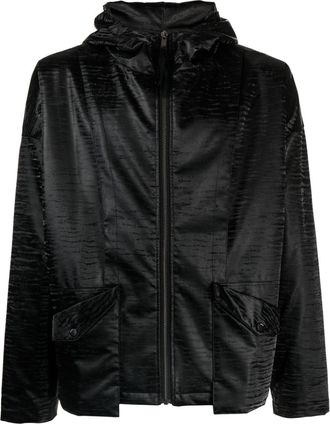 Off Duty Sierra hooded jacket - men - Recycled Polyester/Polyurethane/Polyester - M - Black