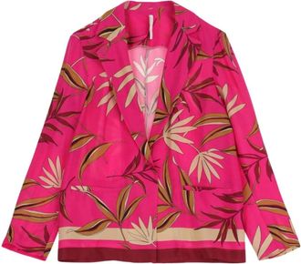 Imperial Single-Breasted Jas - Dames - Blazers - Roze - M - Jassen