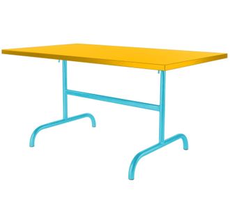 Schubiger M&ouml;bel Metalltisch S&auml;ntis