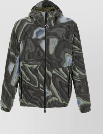 Moncler peyrus hooded water-resistant lightweight jacket