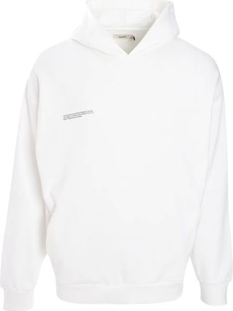 PANGAIA Felpa con cappuccio e logo - Bianco