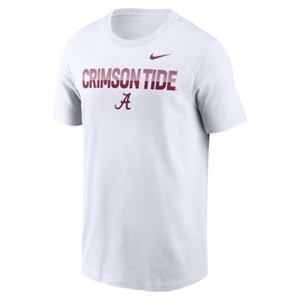 Nike Alabama Primetime Kinetic Nike Mens College T-Shirt in White | N19910AABN-59L