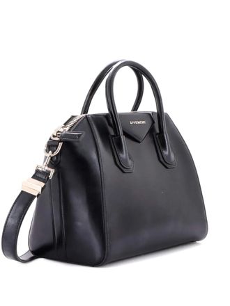 Givenchy Borsa a tracolla Antigona piccola in pelle lucida - Nero