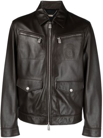 Billionaire Boys Club Leren bomberjack - Bruin