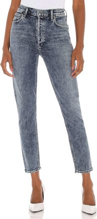 A Gold E Nico High Rise Slim Jean In Retreat