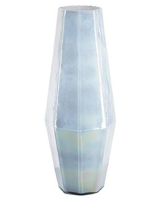 A&B Home Discontinued A&B Home Iridescent Glass Decorative Flower Vase