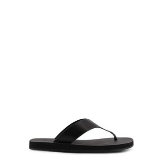 The Row Flip Flops, female, Black, Size: 8 US Dune Classic Ginza Sandal