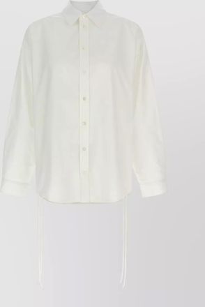 Balenciaga cotton oversized lace-up shirt