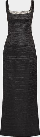 SIMKHAI Martina Embellished Column Gown