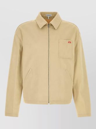 Loewe cotton single breasted coat