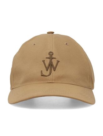 J.W.Anderson Beige Logo Baseball Hat