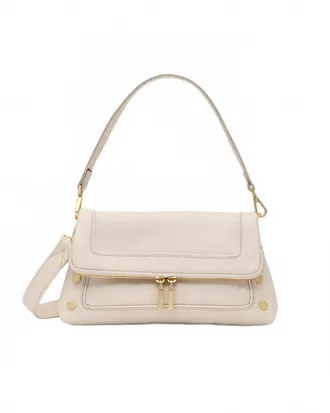 Hammitt Beverly Leather Handbag In Catamaran Cream/brushed Gold