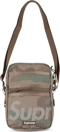 SUPREME camouflage-pattern shoulder bag - unisex - Fabric - One Size - Neutrals