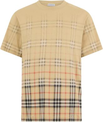 Burberry Beige Crew Neck T-Shirt