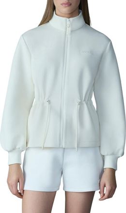 Mackage Finola Double Face Jersey Jacket in Cream at Nordstrom, Size X-Large