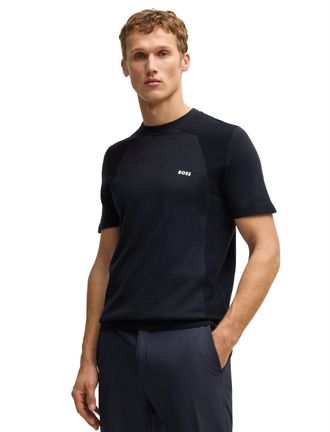 HUGO BOSS BOSS Green t-shirt navy effen