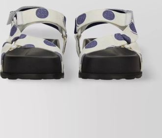 Moschino logo sandals