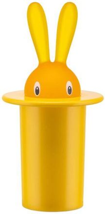 Alessi A di Alessi - ASG16 Y - Magic Bunny Portastuzzicadenti in resina termoplastica, giallo