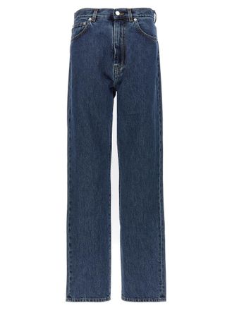 Loulou Studio Blue Straight Leg Jeans