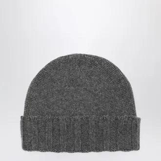 Drumohr Grey Cashmere Beret