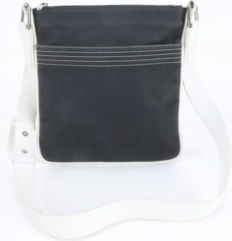 Loewe Black White Leather Shoulder Bag (Pre-Owned)