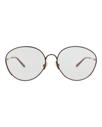 Chlo&eacute; Cat Eye-Frame Metal Sunglasses