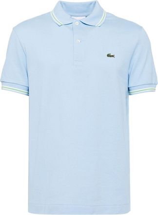 Lacoste Trim Accent polo shirt - men - Cotton - 4 - Blue