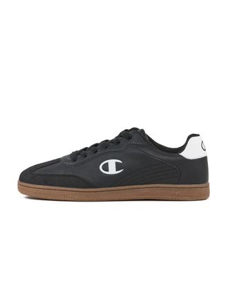 Champion Mens Prestige Mix Material Low Sneakers, Black White Kk001, 11.5 UK