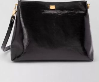 Dolce & Gabbana shoulder bag silk fabric gold tone hardware