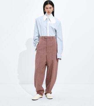 Bottega Veneta Wool And Linen Trousers - Bottega Veneta