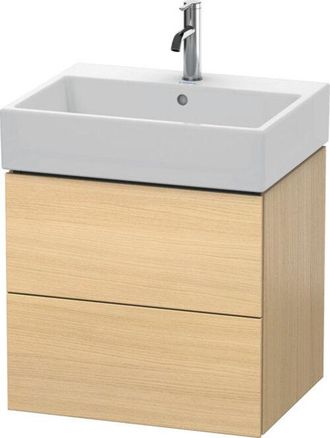 Duravit Duravit - Mueble Bajo Encimera L-cube, De Pared, 2 Cajones, 58,4 X