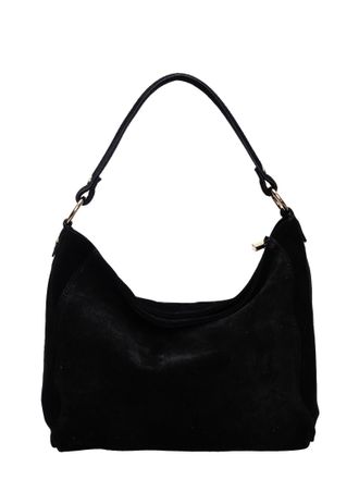 Isabella Rhea Zwart Rundleer Tas