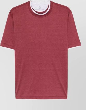 Brunello Cucinelli silk cotton short-sleeve t-shirt