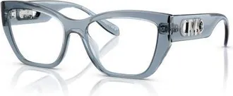 Michael Kors 54mm Square optical glasses in Blue at Nordstrom