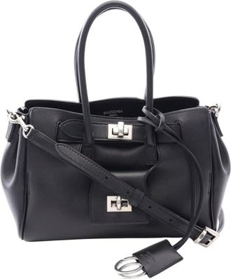 Balenciaga Pre-owned Balenciaga Mini Calfskin Bel Air Carry All Tote Ladies TX4PEBGV7EC8EQER