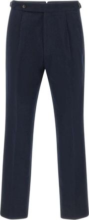 HUGO BOSS H-Perino Broek - Heren - Nette broeken - Blauw - M - Katoen - Broeken