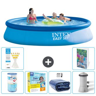 Intex Piscina Easy Set Redonda - 396x84 Cm - 7-piezas S50
