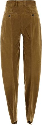 Y / Project Womens Y Project Evergreen Banana Trousers Beige Cotton Elastane