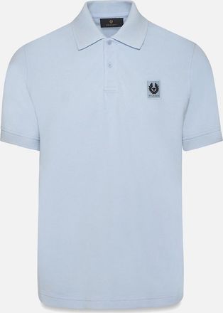 Belstaff Mens PATCH LOGO POLO - Blue - Size: 36