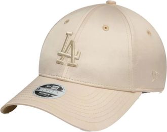 New Era LA Dodgers Satin 9Forty Damespet - Heren - Petten - Beige - ONE Size - Polyester - Accessoires